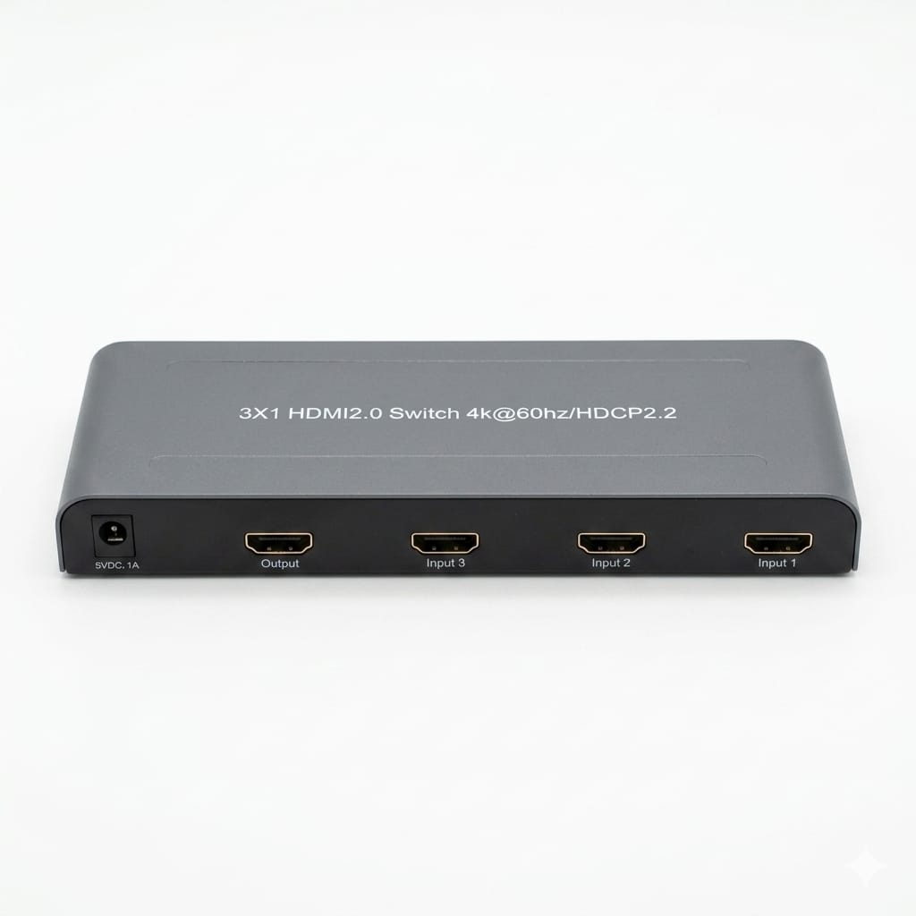 Switch HDMI 2,0 3X1 4K-2K 60HZ/HDCP 2,2 - Imagen 2