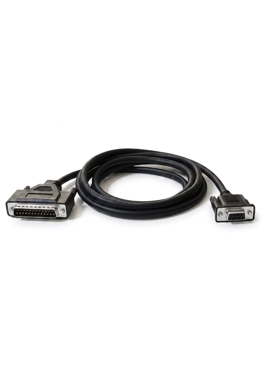 Cable Null Modem 9 Hembra / 25 Macho de 1.8 M