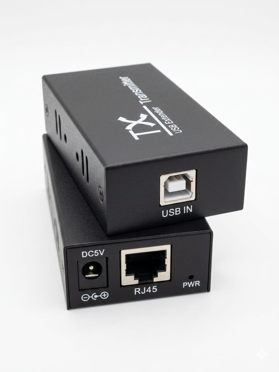 Extender USB 2.0 4-Puertos CAT5E/CAT6 50M Activo - Imagen 2