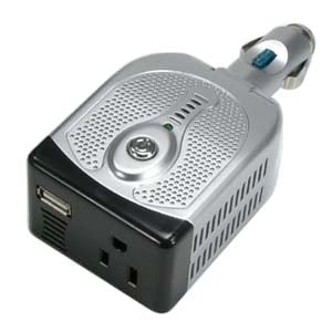 Inversor de Corriente 120 AC/USB DC5V Carro 100W