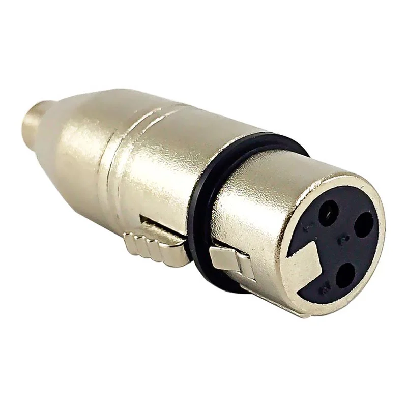 Adaptador XLR Hembra/ Rca Hmebra
