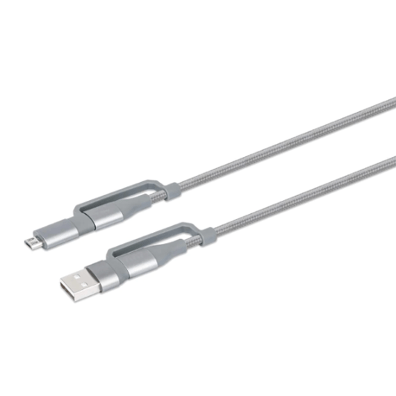 Cable USB 4 En 1 Para Cargar Y Sincronizar