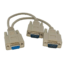 Cable en Y DB9 H/2 DB9 M