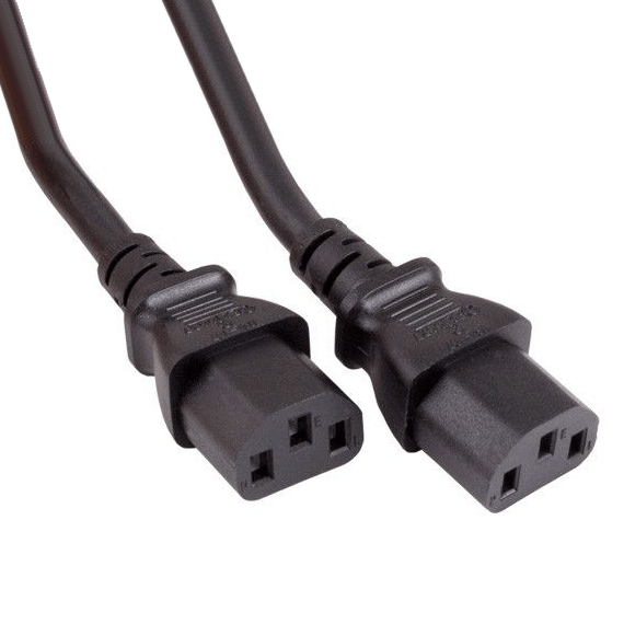 Cable De Poder En Y (Nema 5-15P a IEC 320 C 13 X 2) 16AWG - Imagen 2