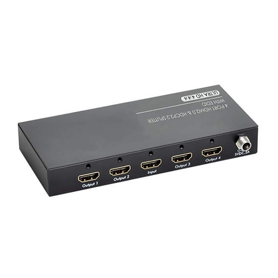 Splitter HDMI 2.0  1X4 Soporta 4K 60 HZ EDID HDCP 2.2 - Imagen 3