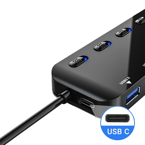 Hub USB de 7 puertos