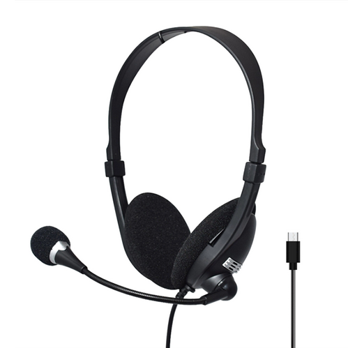 Diadema con micrófono usb-c