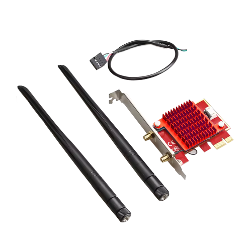 Tarjeta PCIe inalámbrica Wi-Fi 7 doble banda / BT4.2