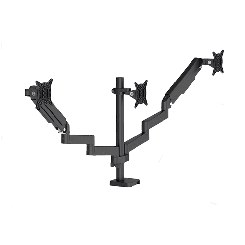 Soporte brazo 3 monitores 13-32“ para escritorio