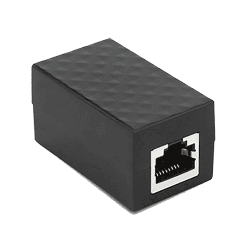 Unión RJ45 Con Protección Sobretensiones y Rayos