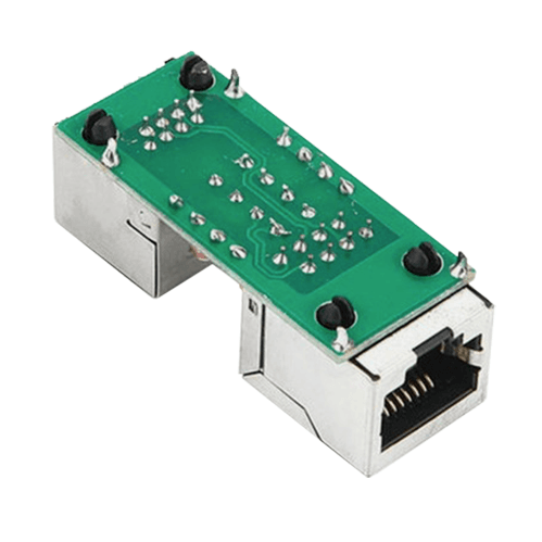 Unión RJ45 Con Protección Sobretensiones y Rayos