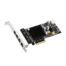 Tarjeta PCIe RJ45 4 puertos giga PoE X4