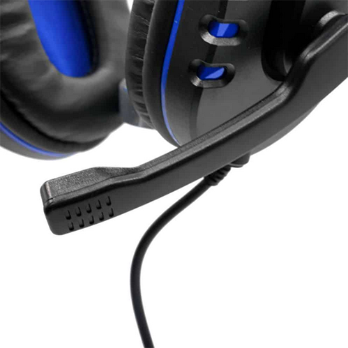 Diadema Con Micrófono USB Azul