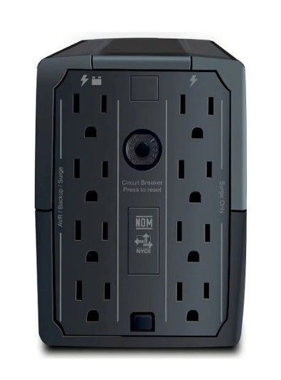 UPS 1000VA/5000W Interactiva AVR 8 Salidas - Imagen 2