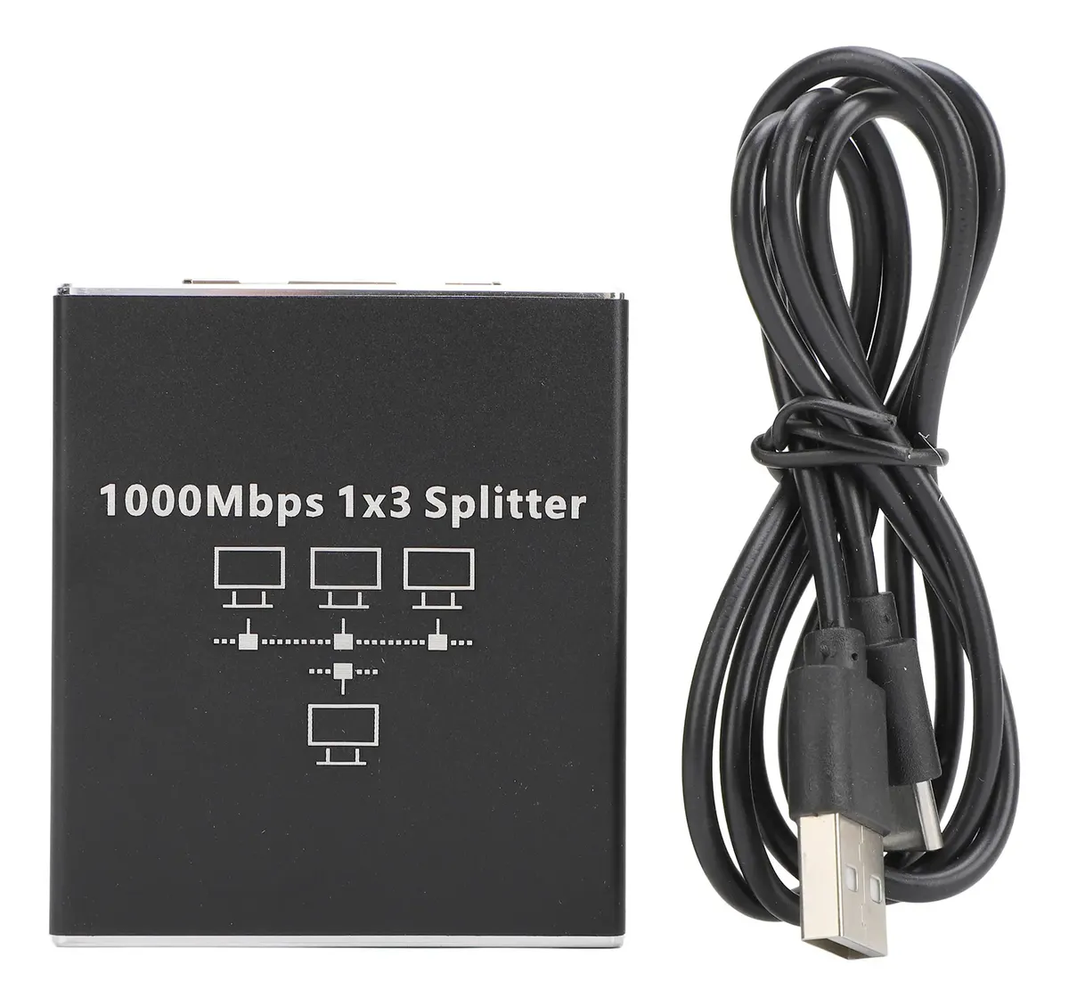 Splitter RJ45 1X3 Gigabit Ethernet - Imagen 2