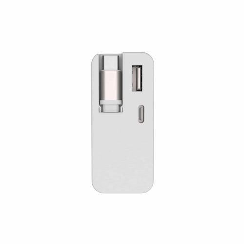 Cargador Doble Puerto Con Cable Retráctil PD65W - Imagen 2